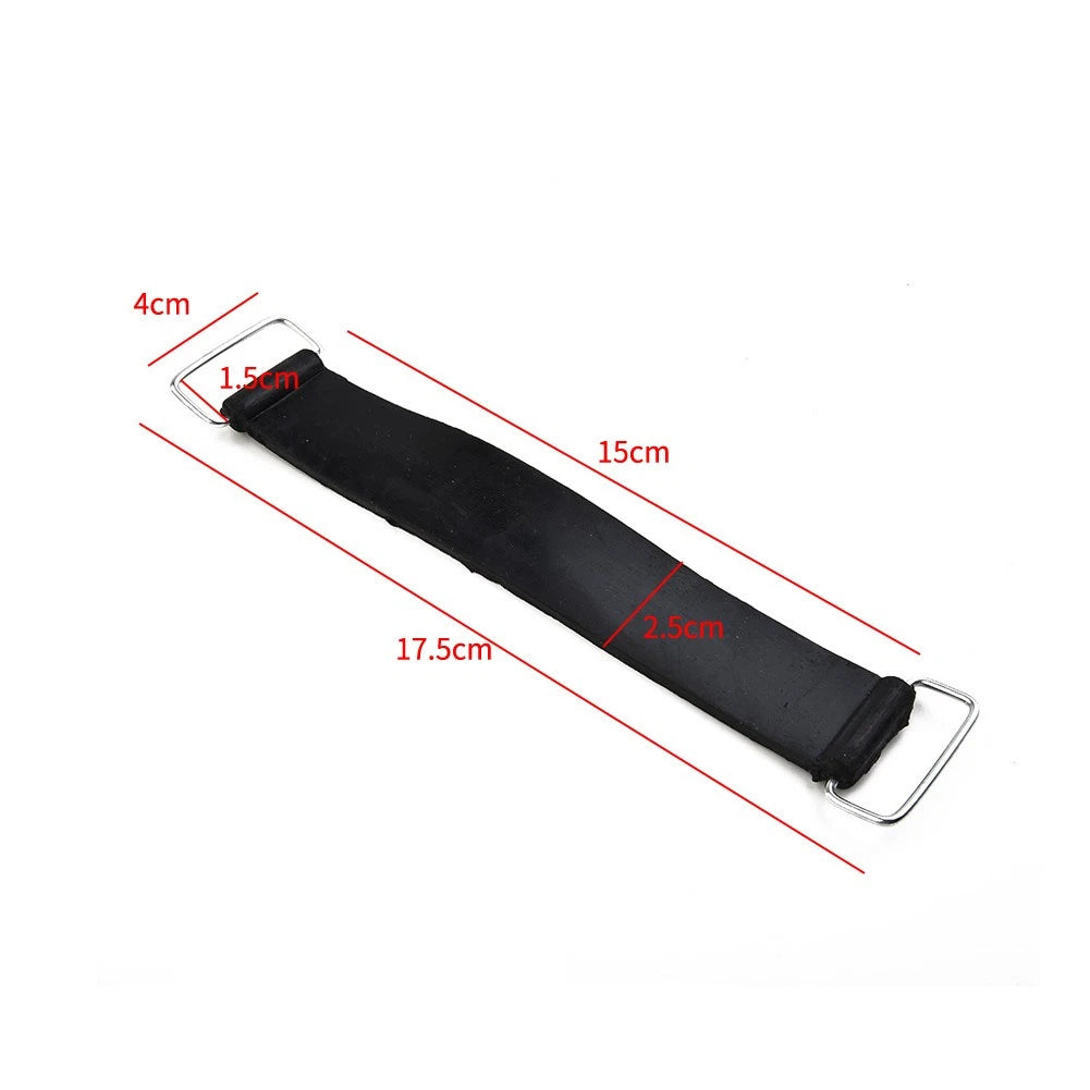 2X Battery Fixed Holder Rubber Strap Band for Motorcycle ATV