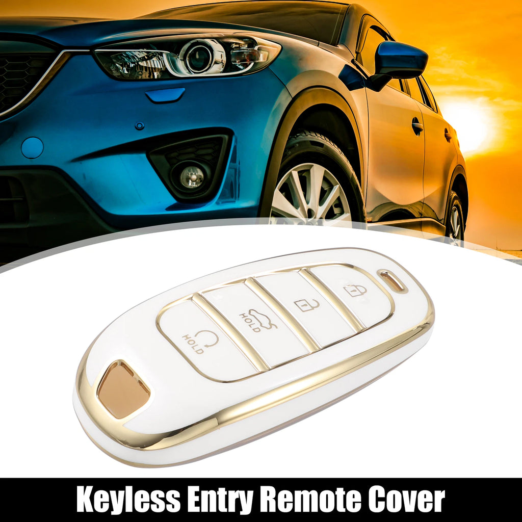 Key Fob Cover Replacement for Hyundai Tucson with 4 Button (2016–2021)