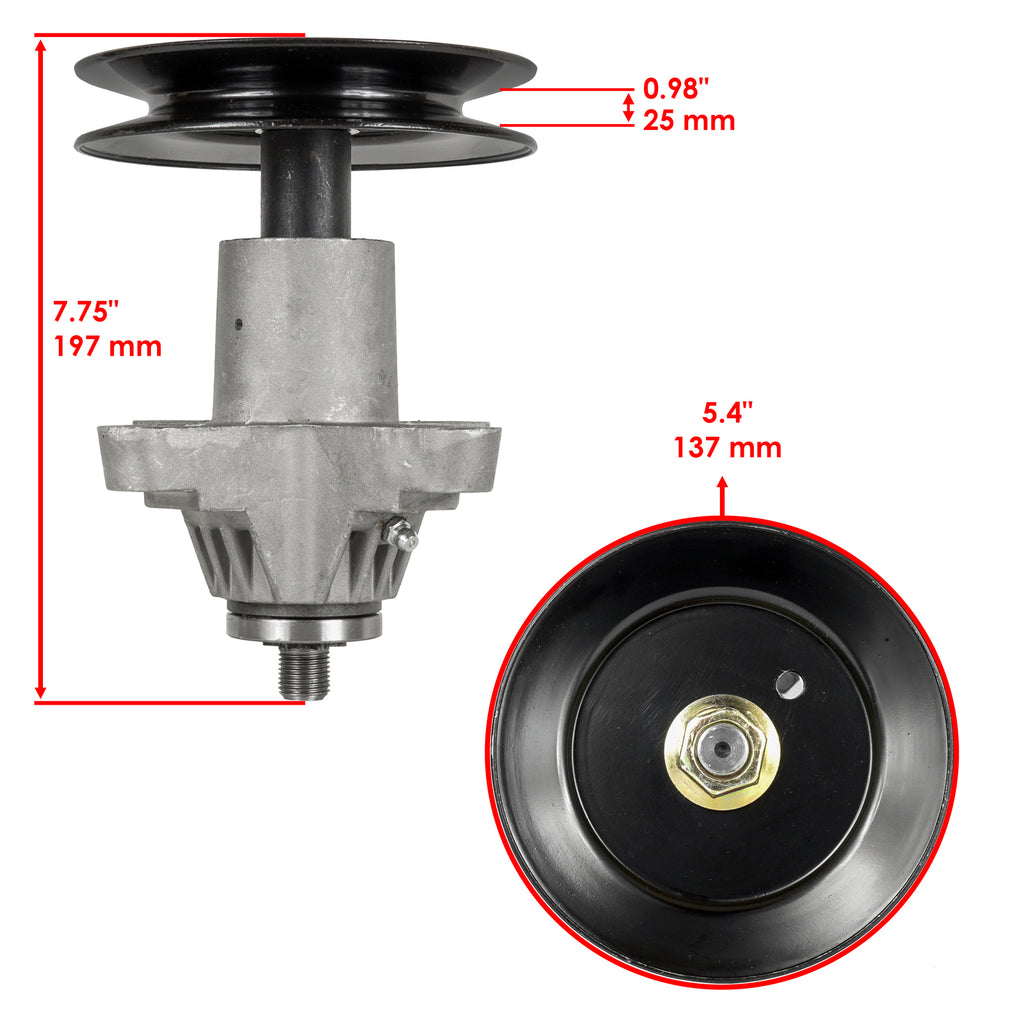 Spindle Assembly Replacement for MTD Troy-Bilt Big Red GT54 GTX2654 (54") (2010–2023)
