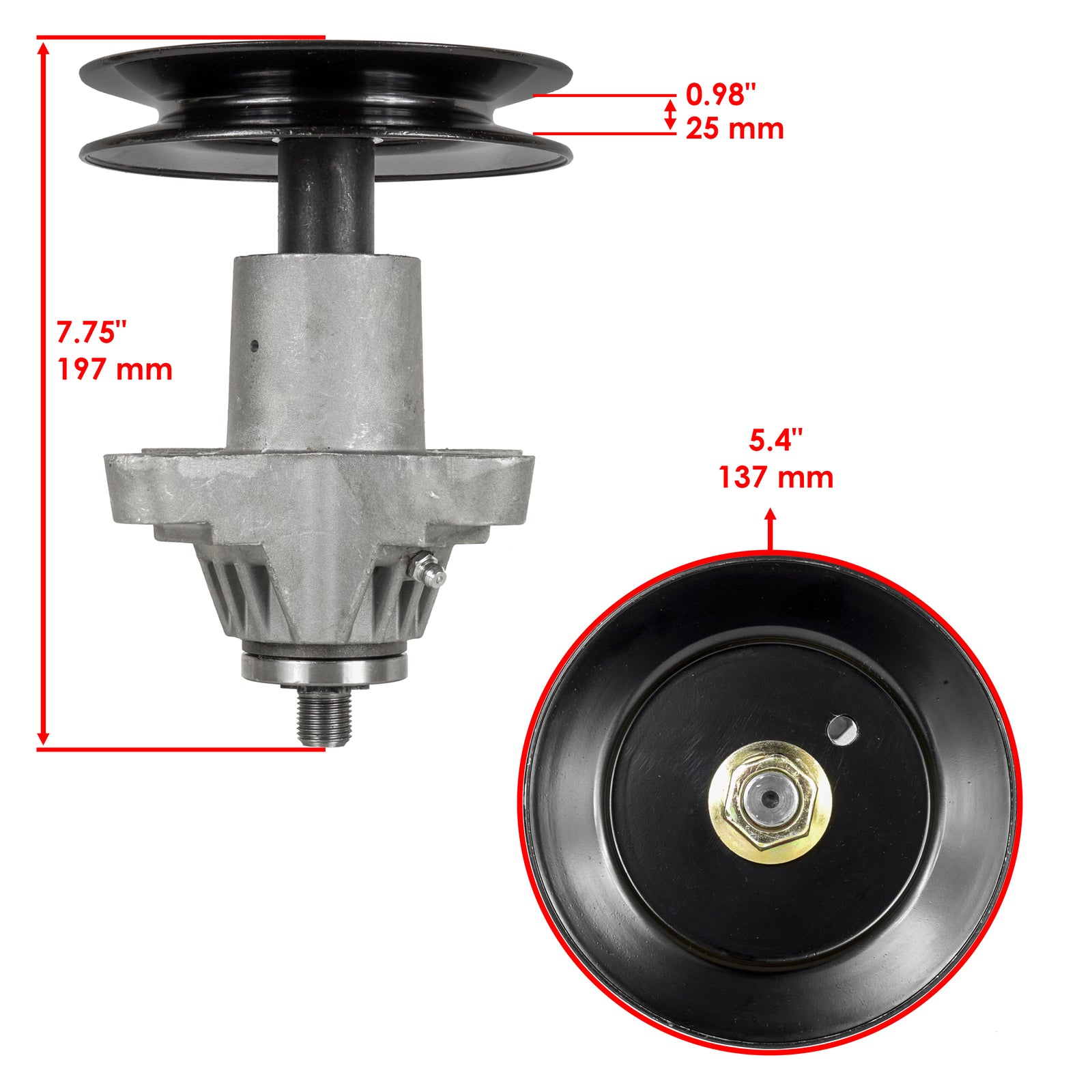 Spindle Assembly Replacement for MTD Troy-Bilt Big Red GT54 GTX2654 (54") (2010–2023)