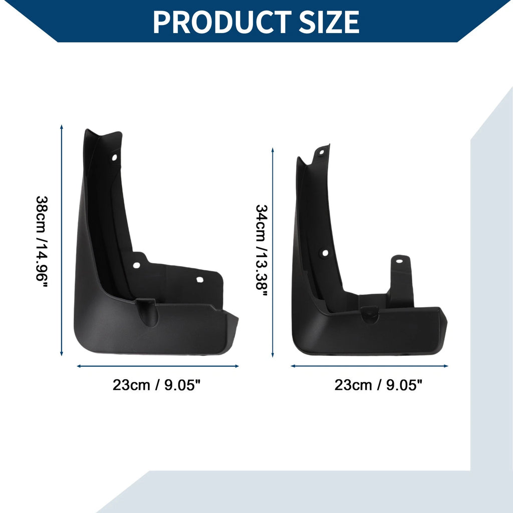 Mud Flaps Splash Guards 1 Set for BMW iX3 (2021–2022)