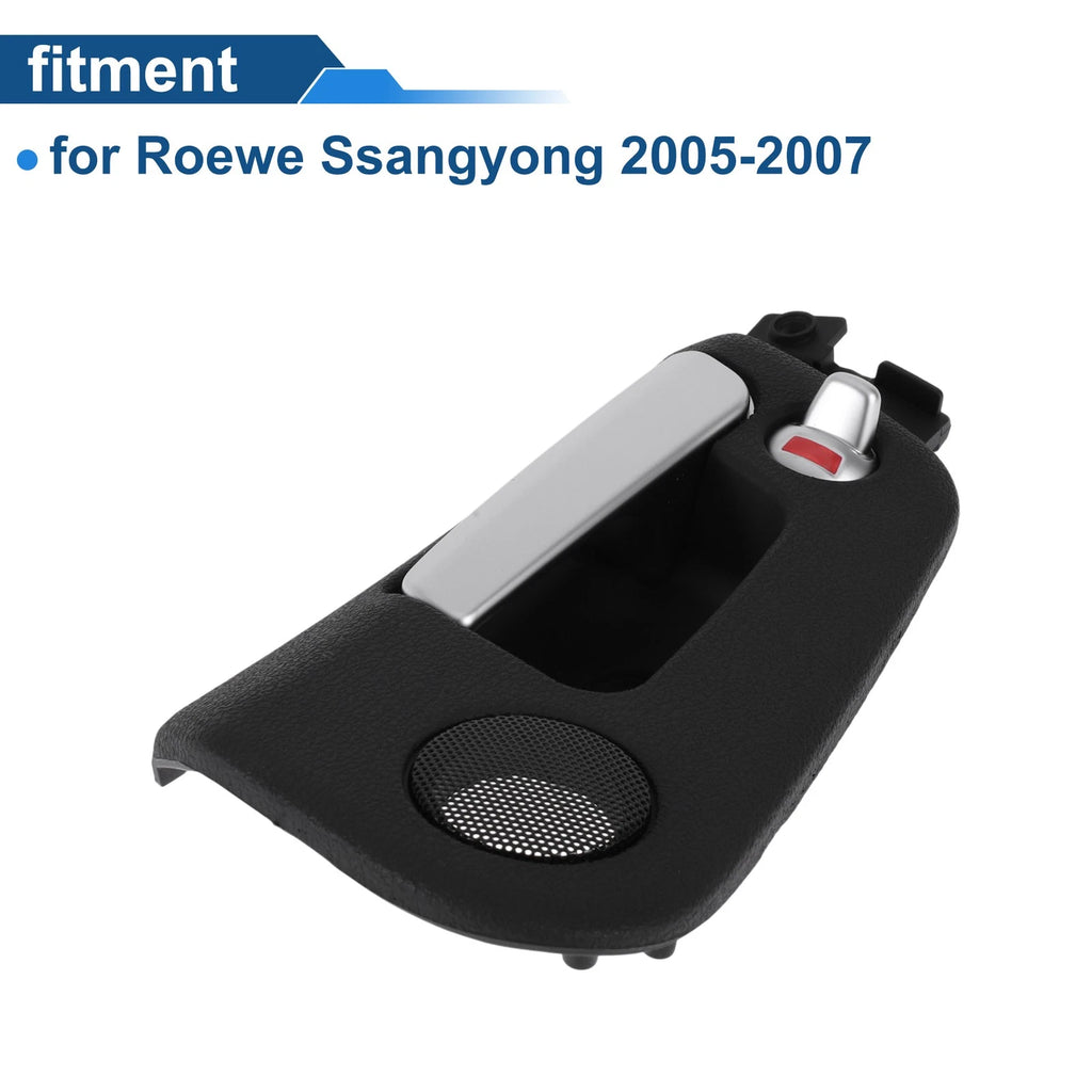 Front Passenger Side Interior Door Handle for Roewe SsangYong (Black Chrome)