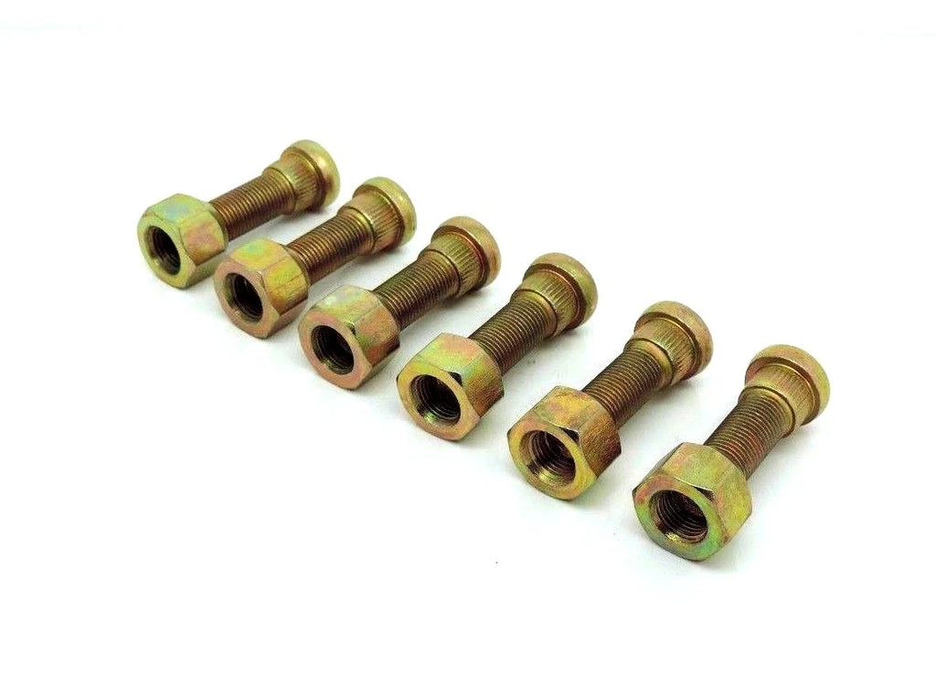 Front Wheel Stud & Nut Set of 6 for Ford 2000 3000 4000 5000 7000