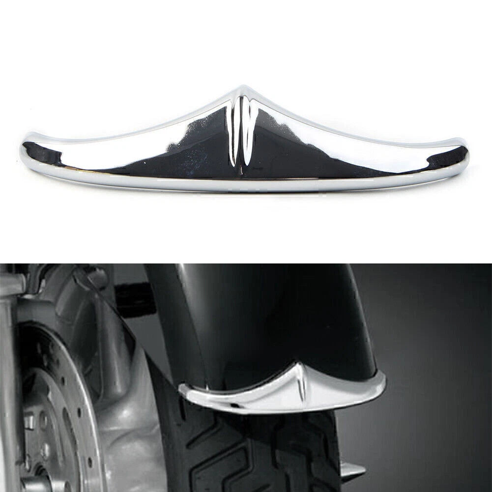 Chrome Front Fender Leading Edge Accent Trim for Harley