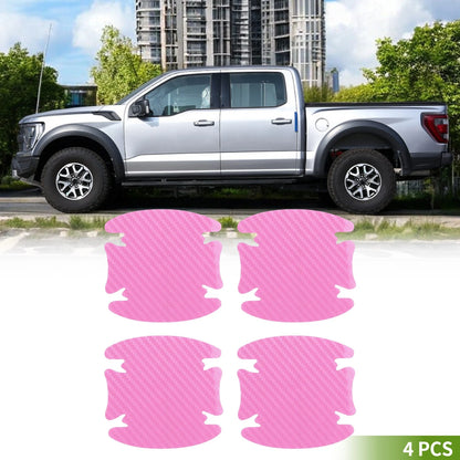 Car Door Handle Bowl Sticker for Universal Fit (92x98mm) - Pink
