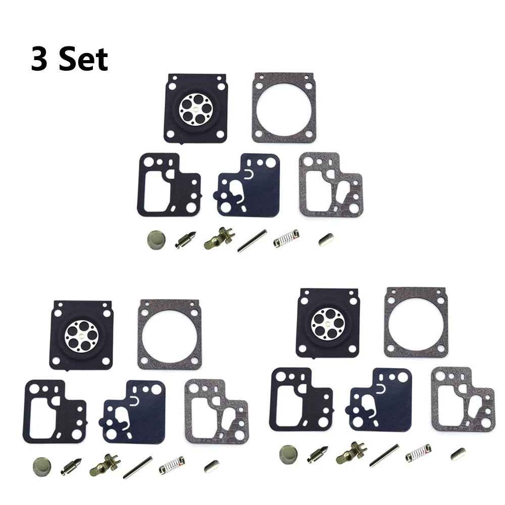 Set of 3 Carburetor Repair Kits for Stihl HS46 HS56 (ZAMA RB-243)