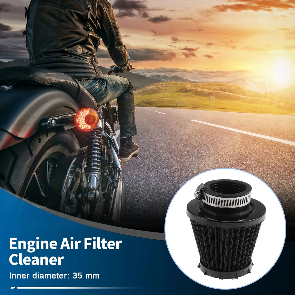 Air Filter for Universal Motorcycle (35 mm, Plastic, Metal, Rubber)