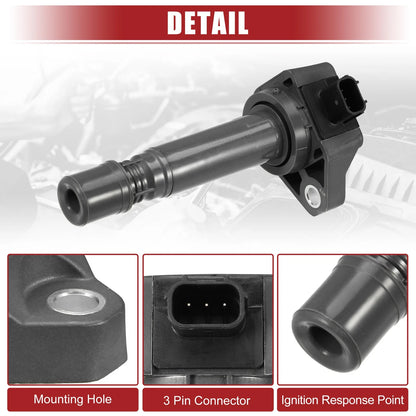 Set of 4 Ignition Coil Packs for Honda Civic (2006–2011)