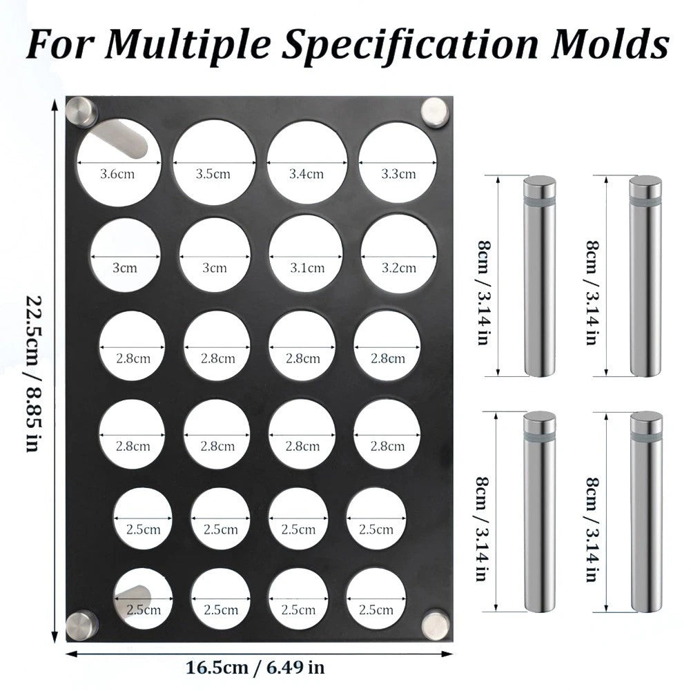 Chess Piece Holder for DIY Molds (Heat Resistant, Stable, Easy Setup)