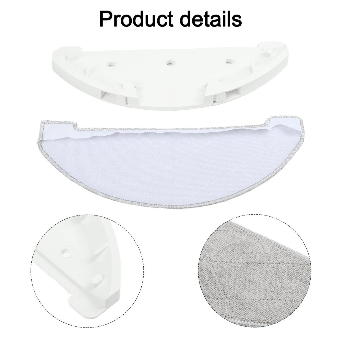 Mop Bracket and Cloths for Lydsto R1 R1 Pro Robots