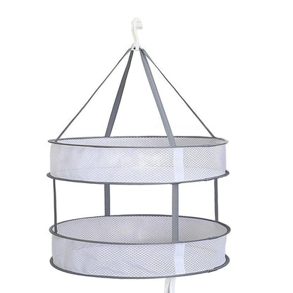 Double-Layer Drying Basket for Indoor Outdoor Use