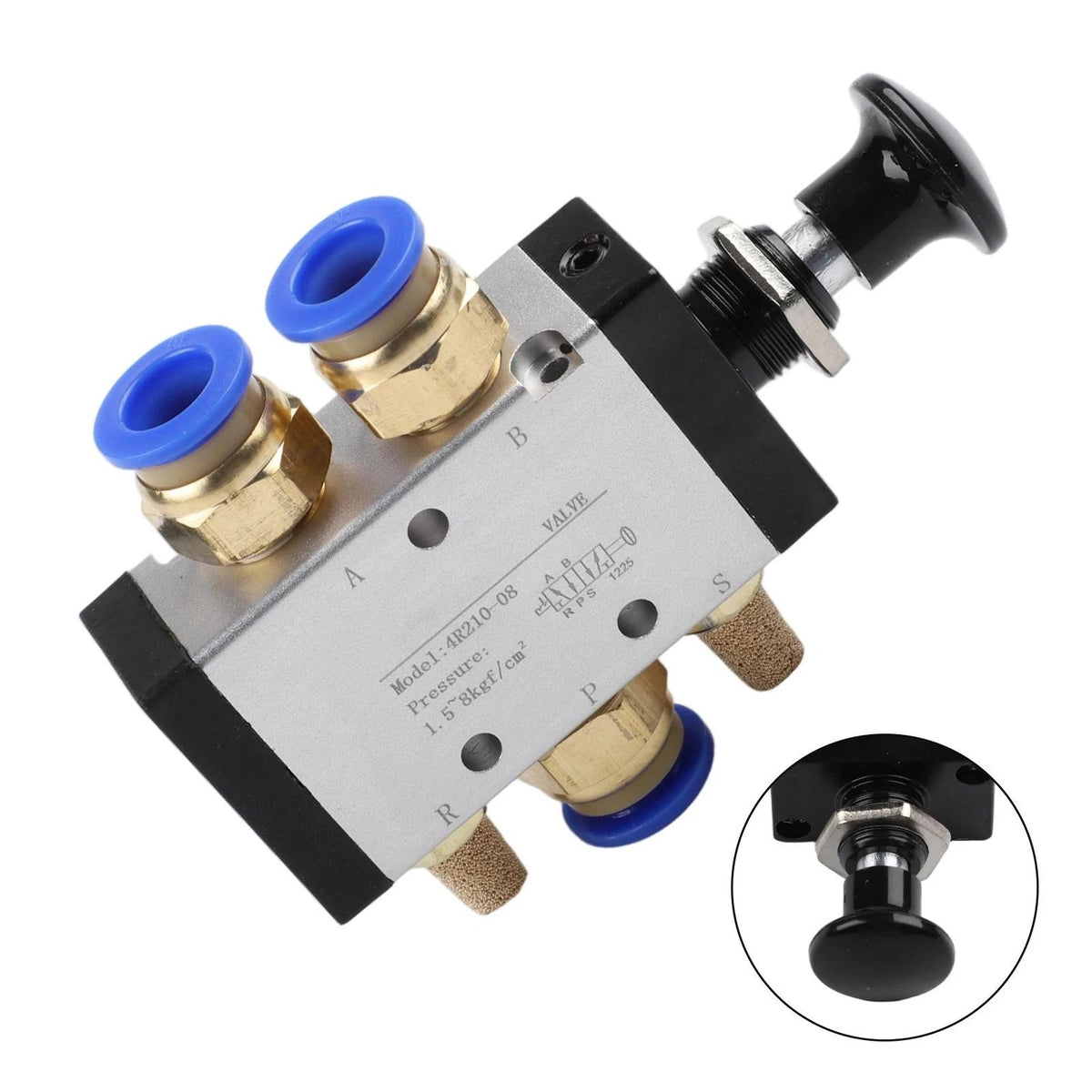 Sintered Bronze Muffler Pneumatic Valve 4R210-08