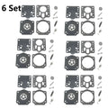 Set of 6 Carburetor Rebuild Kits for Stihl MS651 MS661 (1144-007-1701)