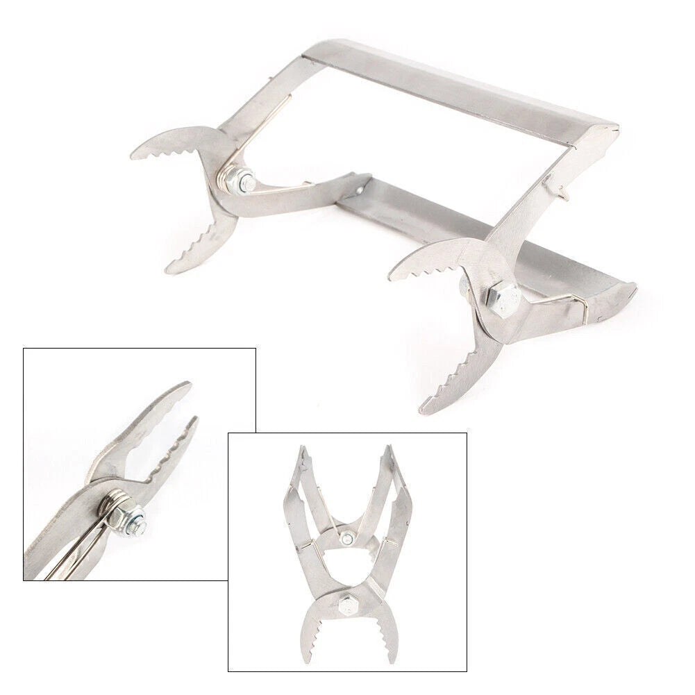 5" Stainless Bee Hive Frame Grip Holder Tool for Beekeeping Equipment