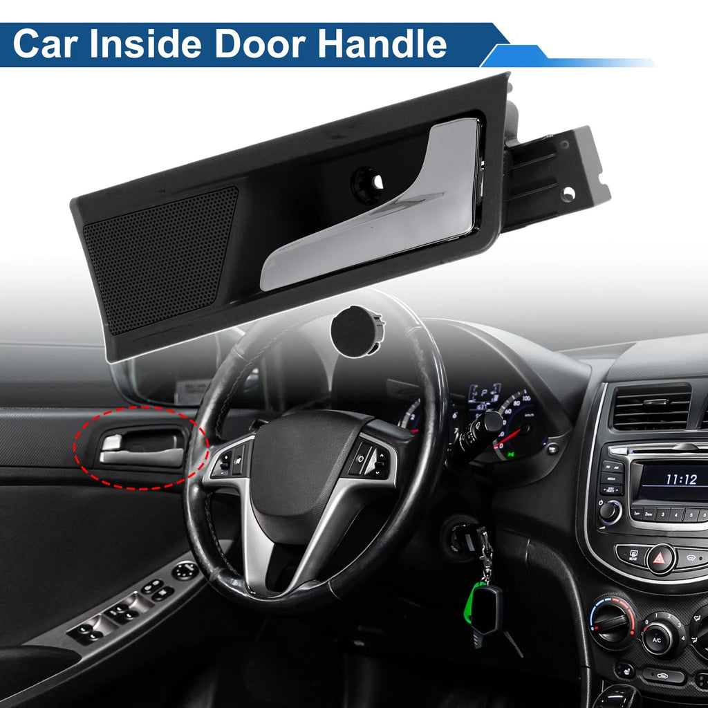 Front Driver Side Interior Door Handle for Roewe 350 (2012–2015) Black Chrome