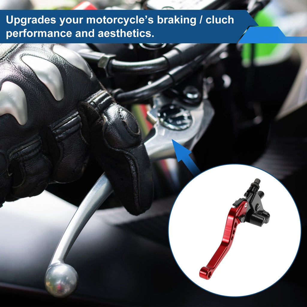 Adjustable Short Brake Clutch Levers for Honda (Solid Red)
