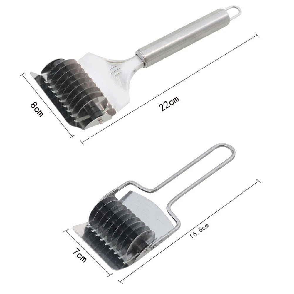 Anti-slip Handle Roller Chopper for Pasta Herb Food Preparation