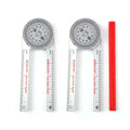 360-Degree Miter Saw Protractor Leveling Bubble Angle Finder with Pencil