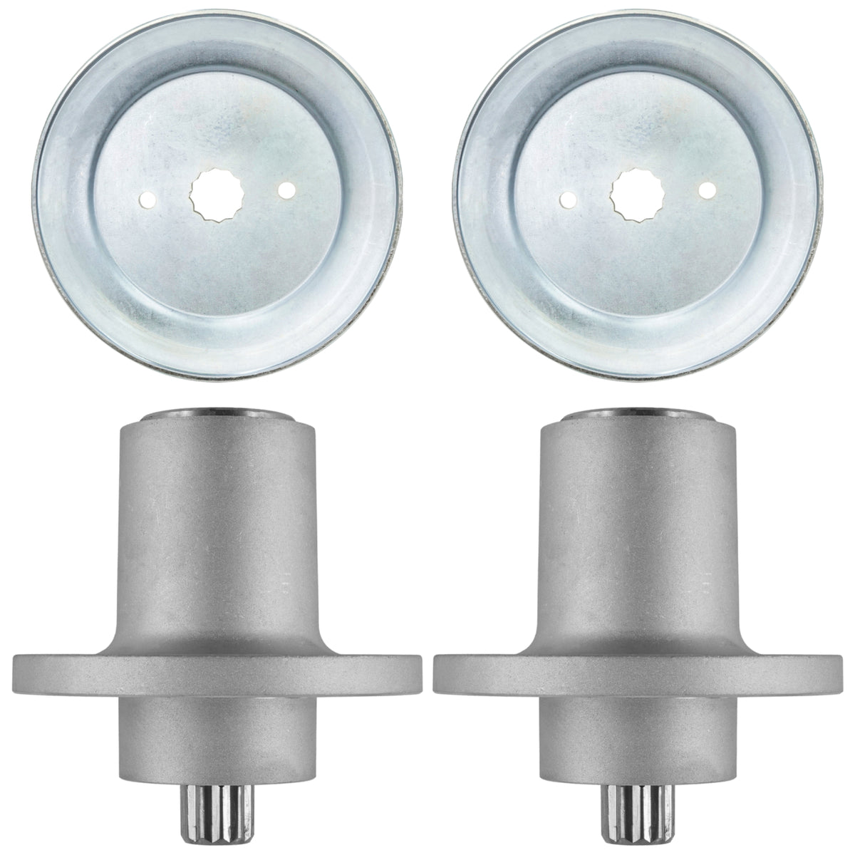 Deck Spindles Replacement with 6.47 in Pulley for Hustler Raptor SD 7000 (2019–2021)