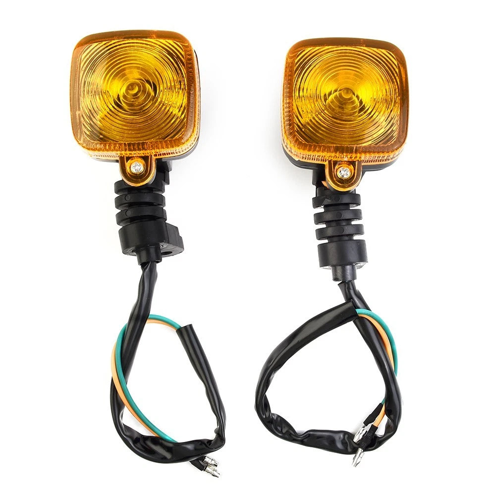2X Amber Halogen Turn Signal Bulbs for Motorcycle Scooter