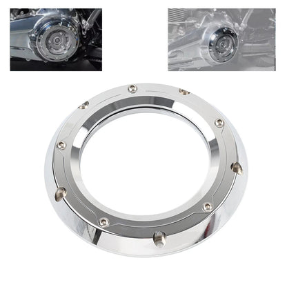 Clear Engine Derby Cover for Harley Street Glide FLHX Road King FLHR (2016–2022)