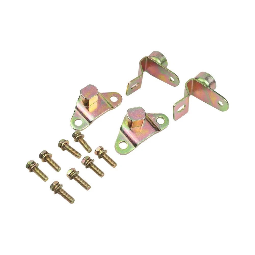 Tailgate Hinge Kit for Chevrolet Dodge Pickup Trucks (Black)