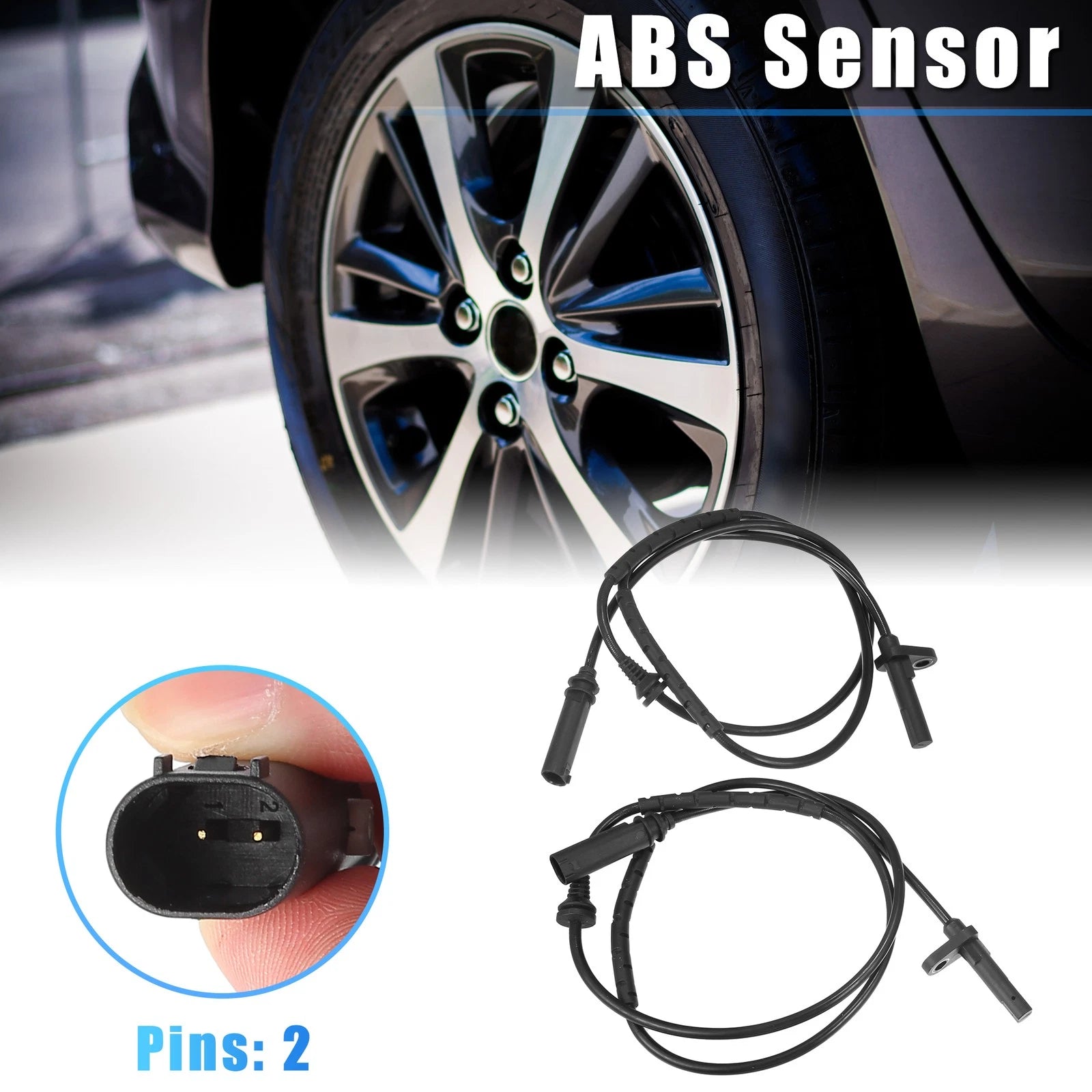2X ABS Wheel Speed Sensor for BMW X6 (2008–2014) No. 34526771777