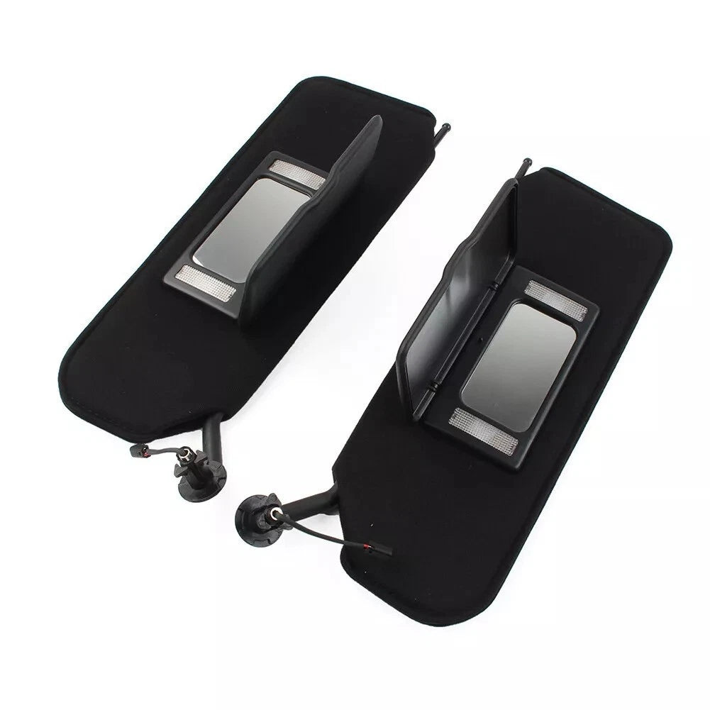 Sun Visor Set with Integrated LEDs for Automotive
