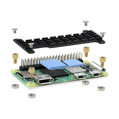 Aluminum Heatsink Kit for Raspberry Pi Zero/Zero 2 W (DIY)