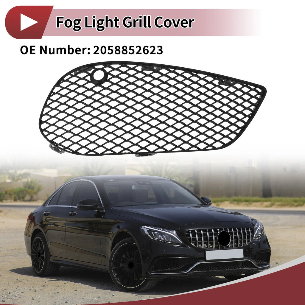 Front Right Fog Light Grill Replacement for Mercedes-Benz C350e (2016–2018)