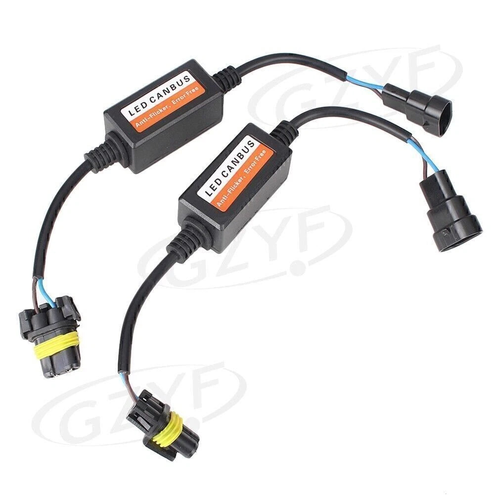 2X 9006 LED Canbus Load Resistor Decoder for Universal Applications