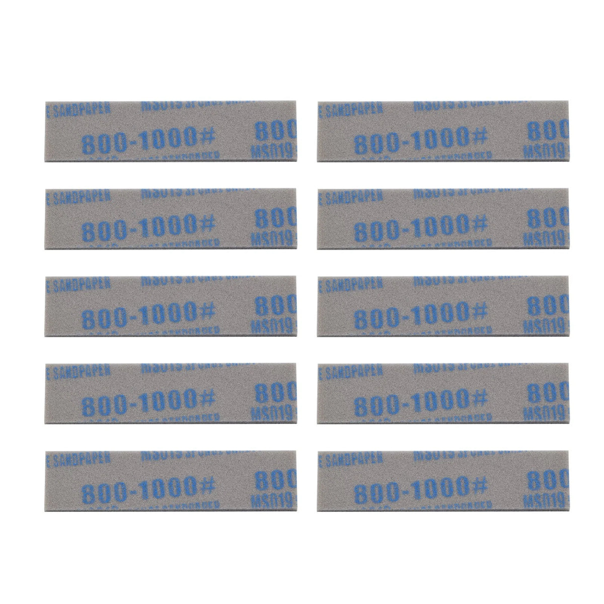 10Pcs Sponge Sandpaper for Gundam Military Model