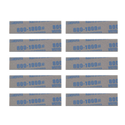 10Pcs Sponge Sandpaper for Gundam Military Model