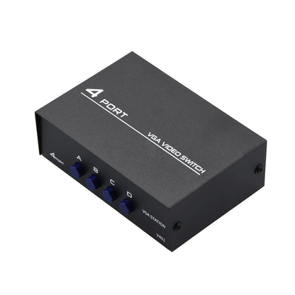 4-Port VGA Switch Video Selector for