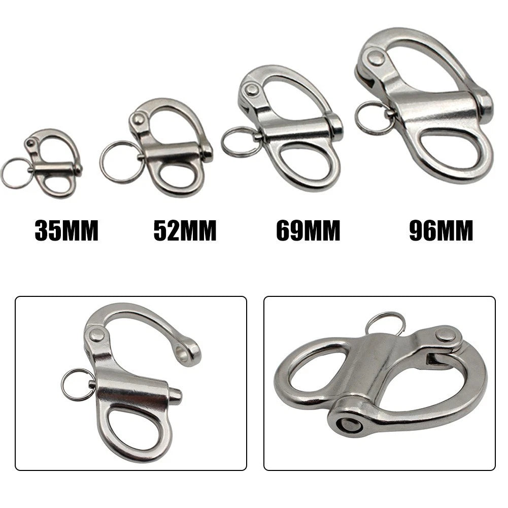 Stainless Steel Quick Release Boat Anchor Chain Eye Shackle Swivel