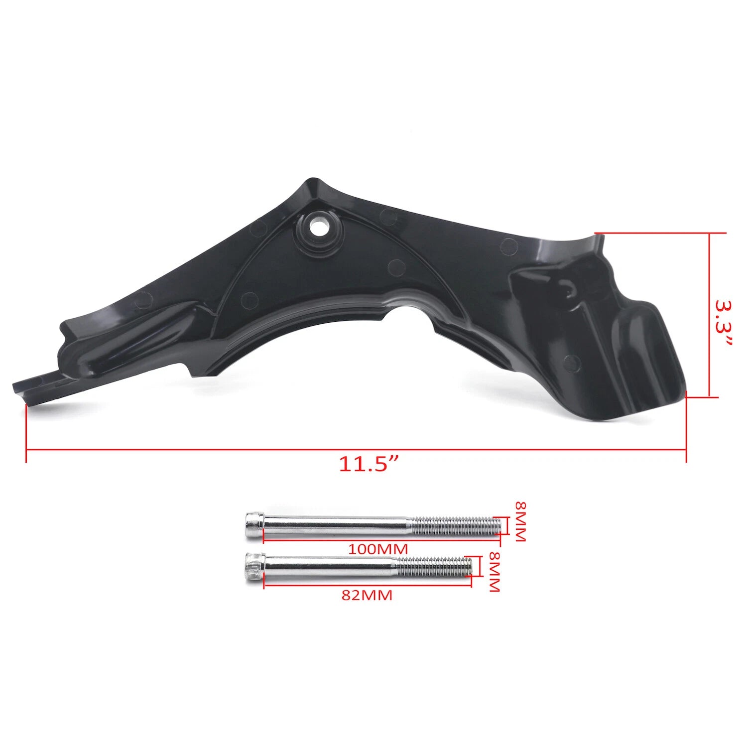 Black Cylinder Base Covers for Harley Electra Glide/Road Glide/Road King/Trike (2007–2016)