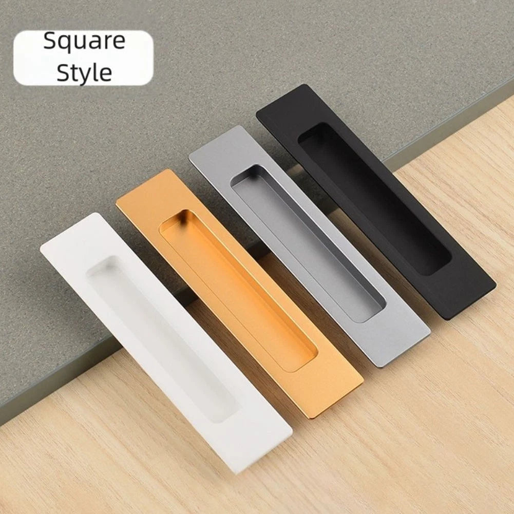 Smooth Aluminum Alloy Handle for Sliding Doors Cabinets (No Part Numbers)
