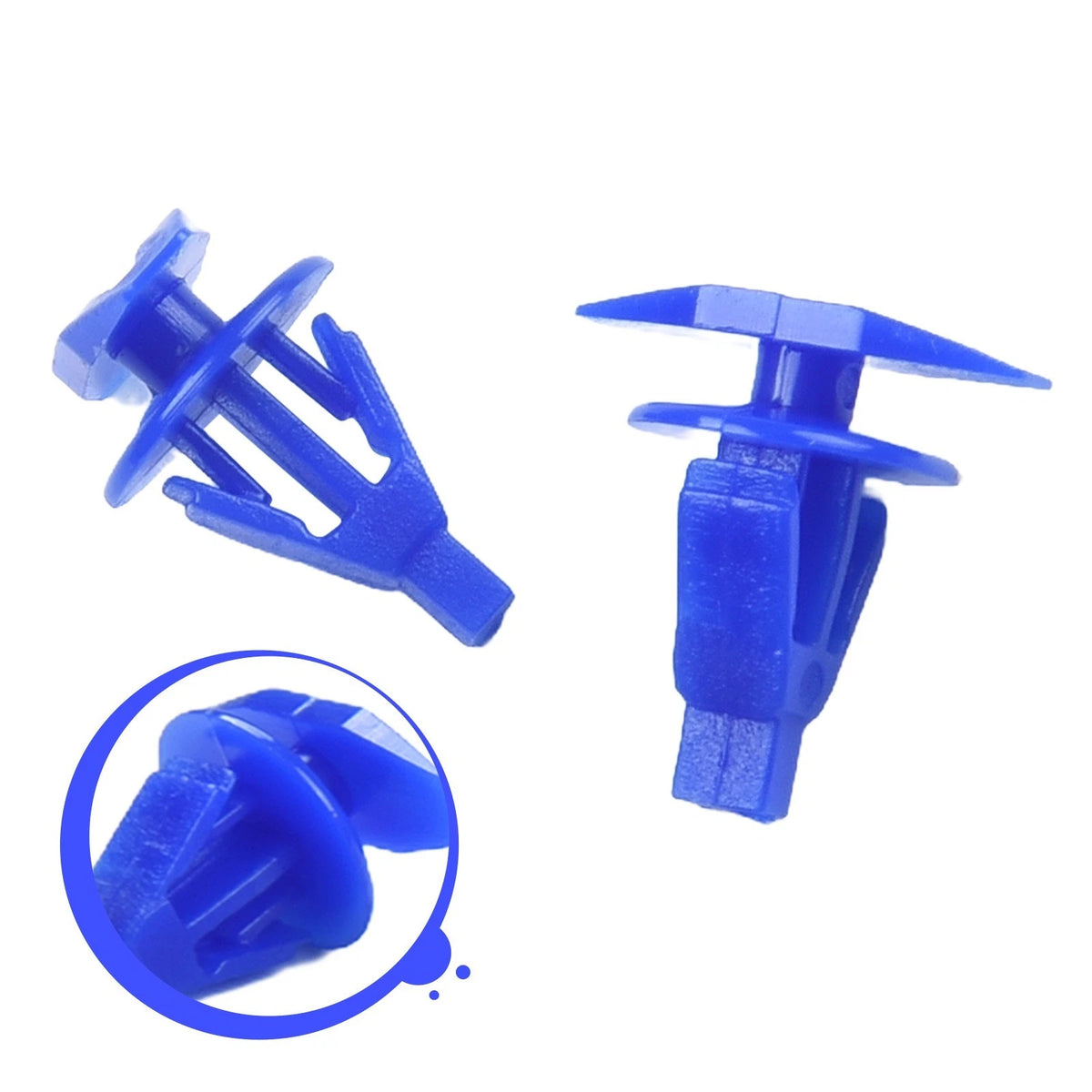 100 Pack Blue Weather Strip Retainers for Toyota