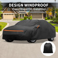 Waterproof PEVA Car Cover with Zipper for Mazda 2 (2007–2022)