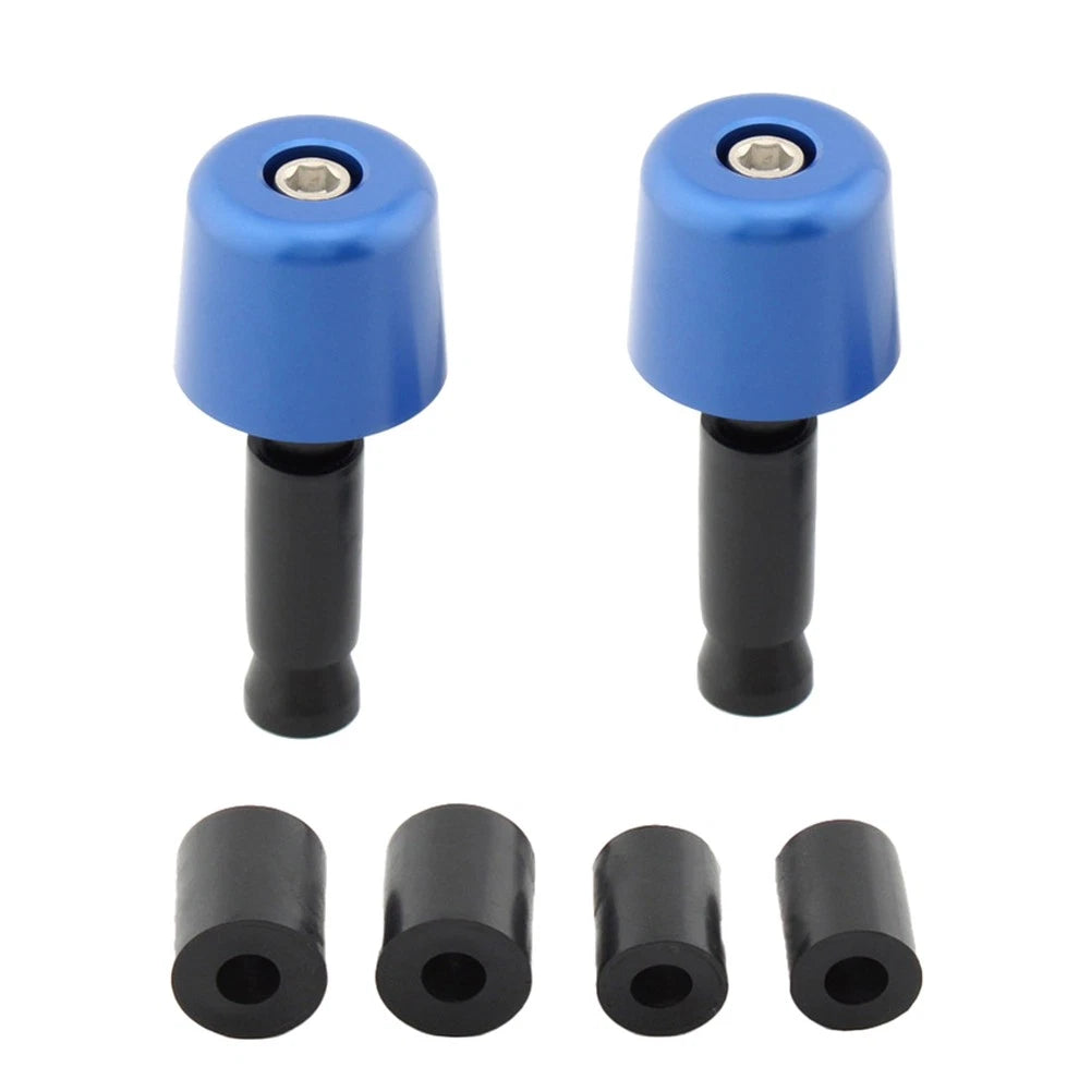 Handlebar Grips for Universal Motorcycle (1in/25.4mm) - Blue