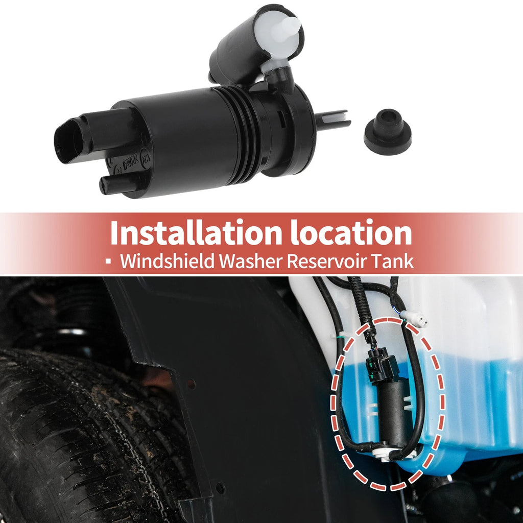Windshield Washer Pump Replacement for Chevy Equinox (2018–2023)