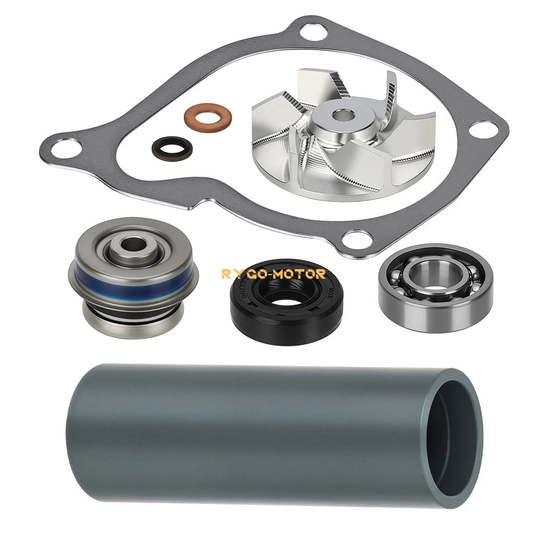 Water Pump Rebuild Kit w/Seal Driver Tool for Polaris Big Boss 500 (1995–1998)