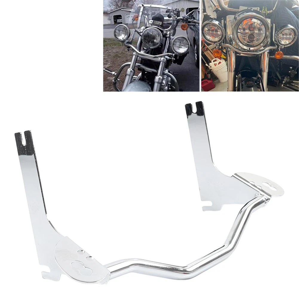 Chrome Spot Passing Light Lamp Bar For Harley Touring Road King 1994-2013