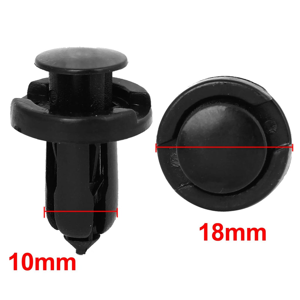 25pcs Bumper Push Rivet Retainer Clips for Honda Hood Splash Guard (2011–2018)