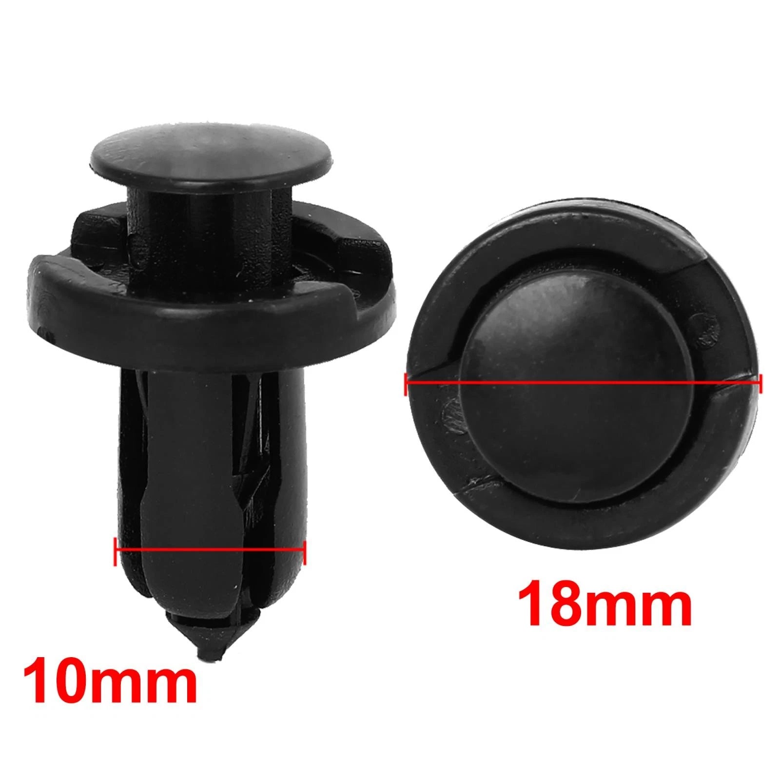 25pcs Bumper Push Rivet Retainer Clips for Honda Hood Splash Guard (2011–2018)