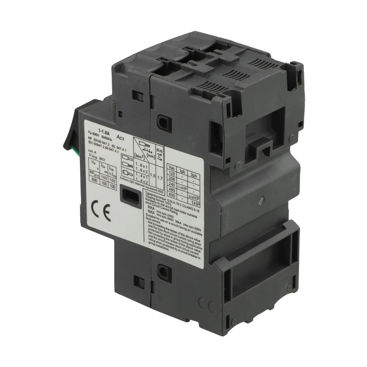 Industrial Motor Starter Protection Switch for GV2 Series