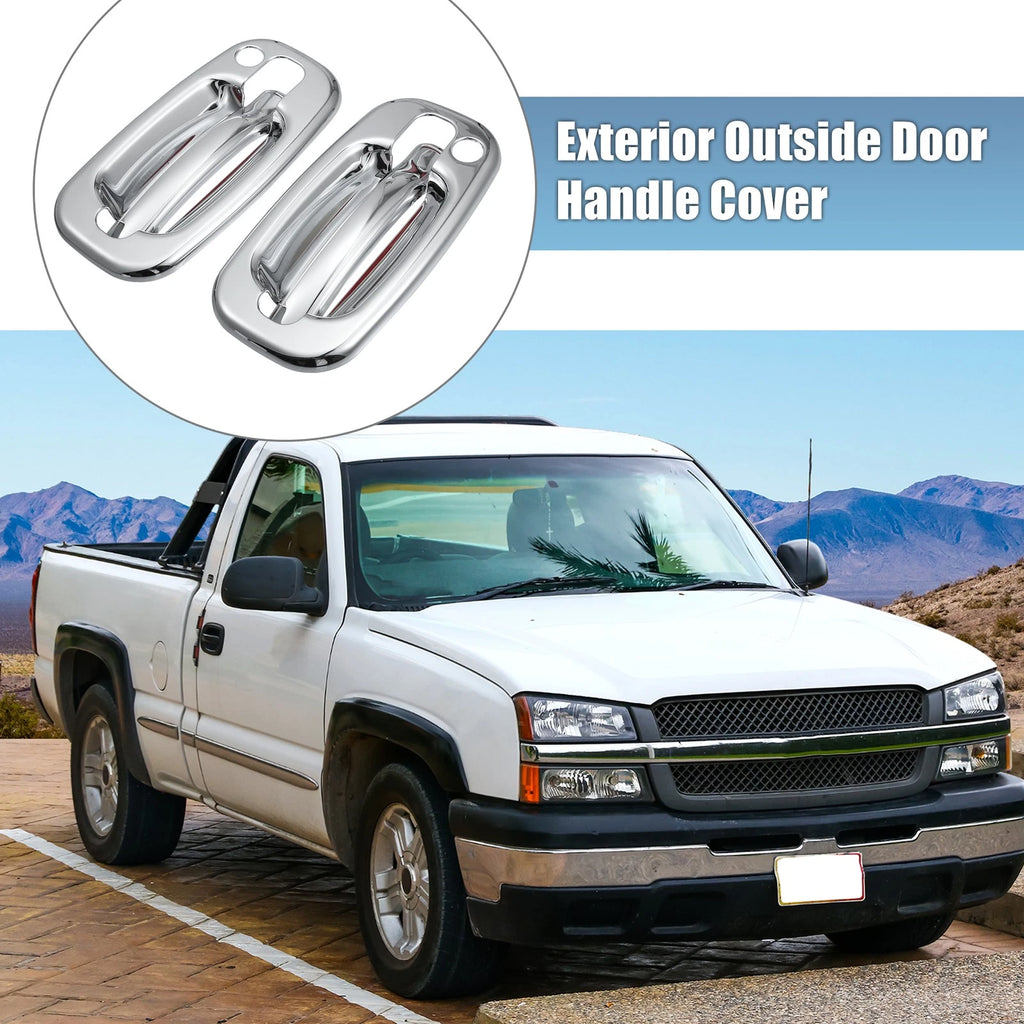 Pair Exterior Door Handle Cover Replacement for Chevrolet Tahoe (2000–2006)