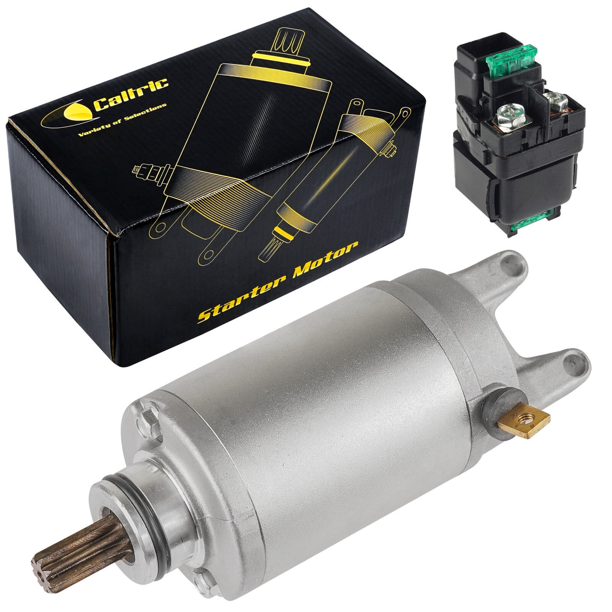 Starter Motor Replacement with Relay Solenoid for Suzuki Bandit GSF600S (1996–2003)
