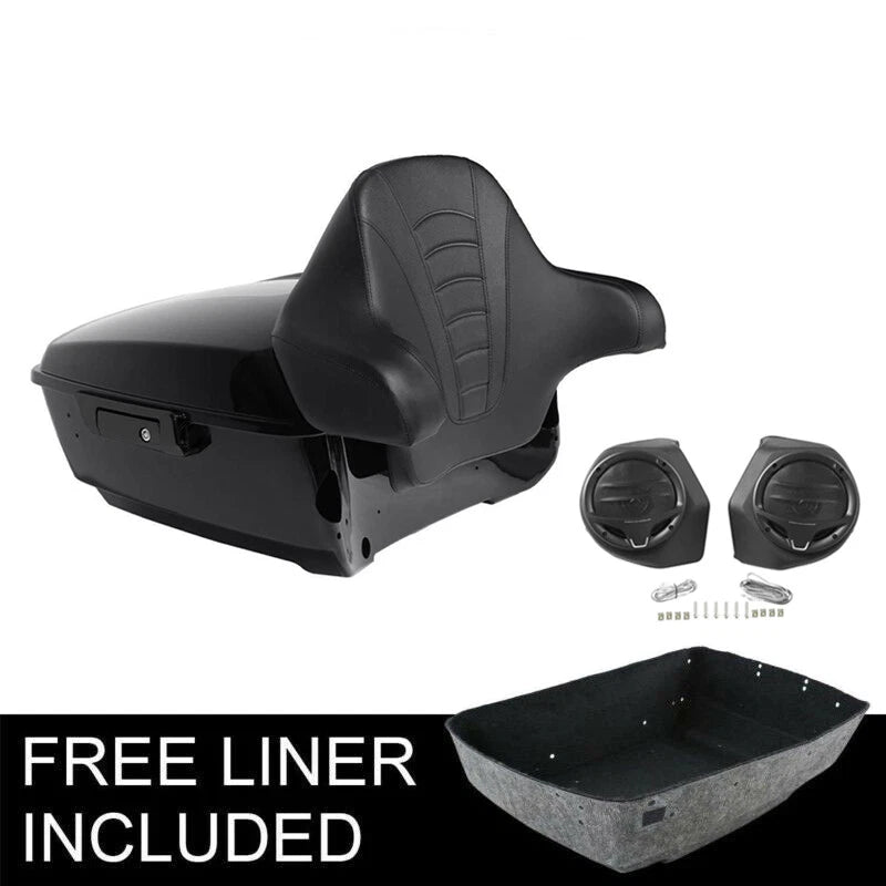 Backrest Pad Speakers for Harley CVO Road Glide (2014–2026)