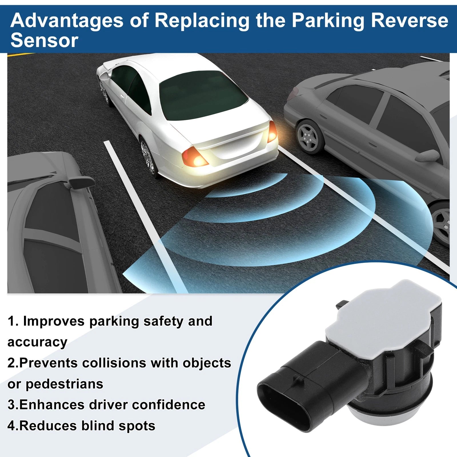 Reverse Backup Parking Sensor for BMW 228i (2014–2016) No.66209261595